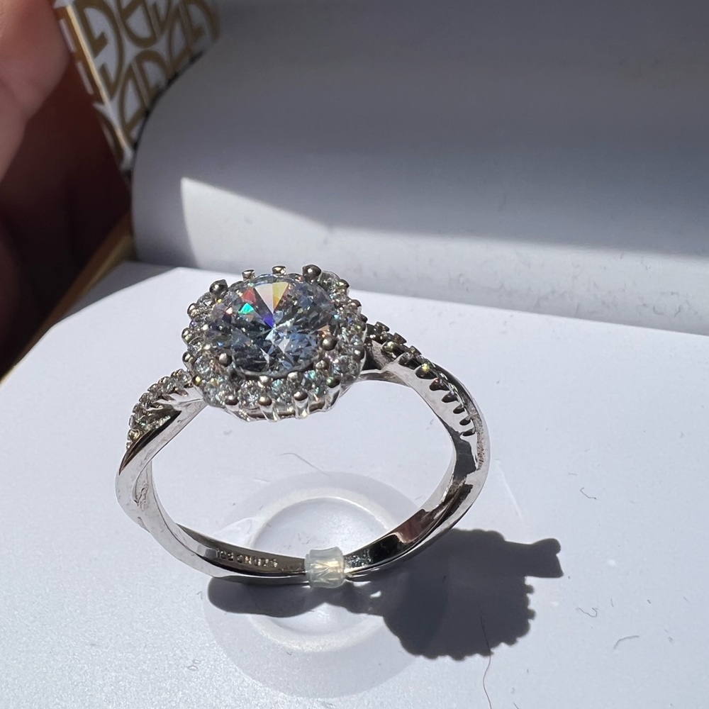 Giani Bernini CZ Cubic Zirconia Sterling Silver Ring 9 New in Box - Picture 11 of 12
